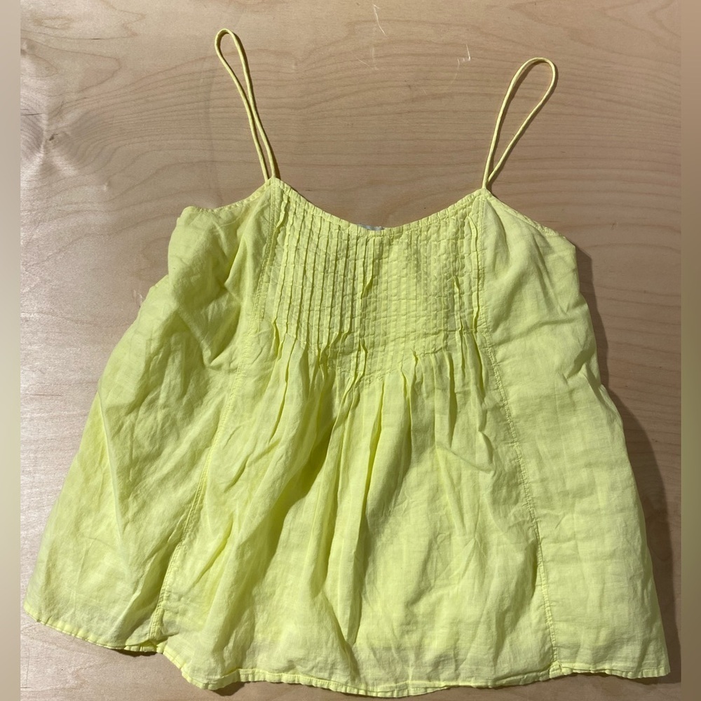 J. Crew Light Yellow Camisole Top Size 2 (OE)